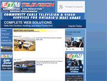 Tablet Screenshot of etmtelevision.com